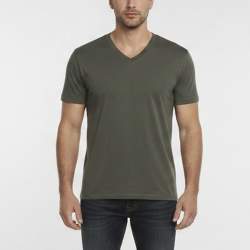 Pre Owned Tom Ford Grey Jersey V-Neck T-Shirt S