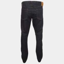مملوكة مسبقًا Tom Ford Blue Denim Slim Fit Buttoned Jeans XXL/Waist 38" 