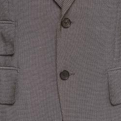 Pre Owned Tom Ford Grey Wool Blend Single Breasted Suit L