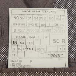 Pre Owned Tom Ford Grey Wool Blend Single Breasted Suit L