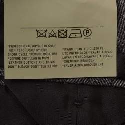 Pre Owned Tom Ford Grey Striped Wool Blend Single Breasted Blazer XL