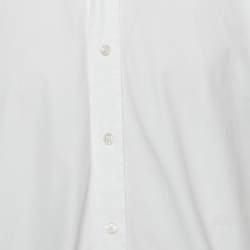 Pre Owned Tom Ford White Cotton Button Front Shirt XL 