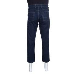 Pre Owned Tom Ford Indigo Dark Wash Denim Straight Fit Jeans XXL