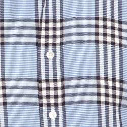 Pre Owned Tom Ford Blue Checked Cotton Long Sleeve Button Front Shirt XL