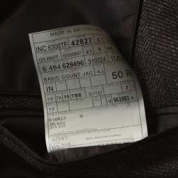 Pre Owned Tom Ford Brown Regular Fit Elbow Patch Wool Blazer L