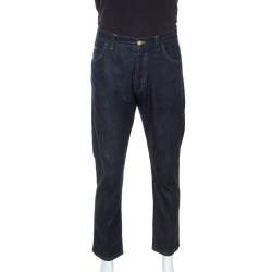 Pre Owned Tom Ford Blue Dark Wash Denim TF002 Slim Fit Jeans XL