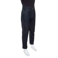 Pre Owned Tom Ford Blue Dark Wash Denim TF002 Slim Fit Jeans XL