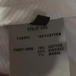 Pre Owned Tom Ford Navy Blue Cotton Tapered Shelton Pants XL