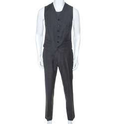 Tom Ford Grey Wool Three Piece Suit L