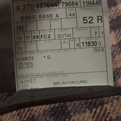 Tom Ford Brown Checked Wool Blazer XL