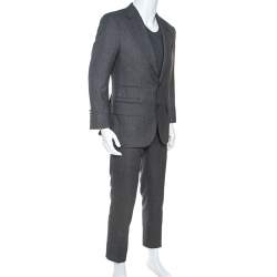 Tom Ford Charcoal Grey Wool Two Buttoned Suit M
