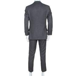 Tom Ford Charcoal Grey Wool Two Buttoned Suit M