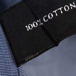 Pre Owned Tom Ford Dark Blue Chambray Cotton Long Sleeve Shirt M