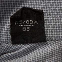 Tom Ford Grey Textured Cotton Button Front Long Sleeve Shirt M