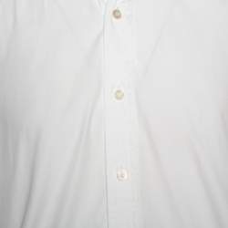 Pre Owned Tom Ford White Cotton Double Cuff Long Sleeve Shirt XL