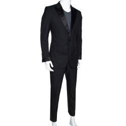 Pre Owned Tom Ford Black Wool O'Connor Tailored Suit M