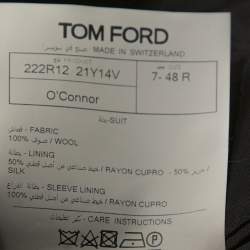 Pre Owned Tom Ford Black Wool O'Connor Tailored Suit M