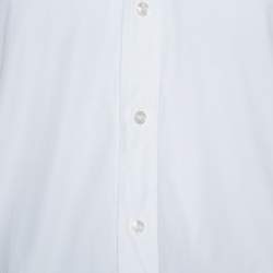 Pre Owned Tom Ford White Cotton Double Cuff Long Sleeve Shirt 4XL