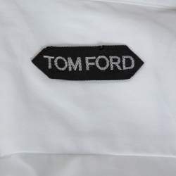 Pre Owned Tom Ford White Cotton Double Cuff Long Sleeve Shirt 4XL
