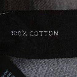 Pre Owned Tom Ford Grey Cotton Pique Short Sleeve Polo T-Shirt 3XL