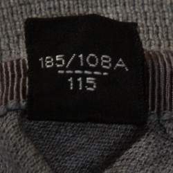 Pre Owned Tom Ford Grey Cotton Pique Short Sleeve Polo T-Shirt 3XL