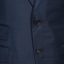 Pre Owned Tom Ford Navy Blue Wool Tailored Suit XL