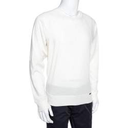 Tom Ford Cream Cashmere Sweatshirt XL