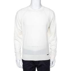 Tom Ford Cream Cashmere Sweatshirt XL