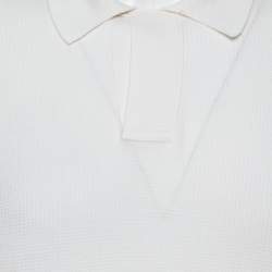 Pre Owned سويتر بول توم فورد مزيج حرير قطن أبيض XXL