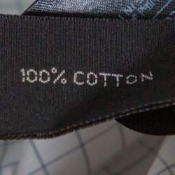 Pre Owned قميص توم فورد سو ميسورا أكمام طويلة ق طن مربعات أبيض مقاس كبير جداً (اكس لارج)