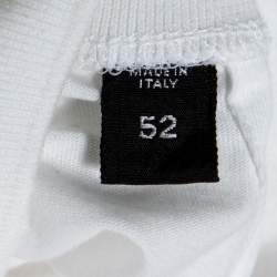 Pre Owned تي شيرت توم فورد رقبة مستديرة أكمام طيلة قطن أبيض XL