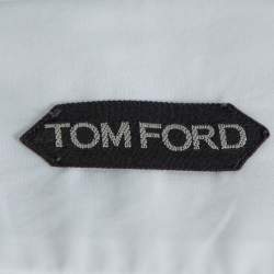 Pre Owned Tom Ford White Cotton Button Front Long Sleeve Shirt 3XL