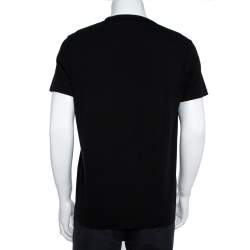 Pre Owned Tom Ford Black Cotton Short Sleeve V-Neck T-Shirt XL