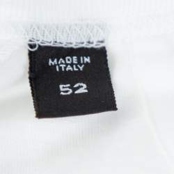 Pre Owned Tom Ford White Cotton Short Sleeve V-Neck T-Shirt XL