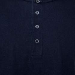 Pre Owned تي شيرت توم فورد هنلي جيرسيه مارل قطن كحلي 3XL