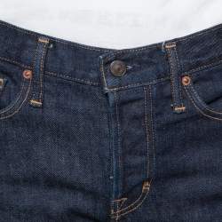 Pre Owned بنطلون جينز توم فورد سلفاغ سليم دنيم كحلي متوسط