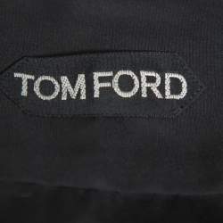 Tom Ford Black Cotton Long Sleeve Fitted Shirt M