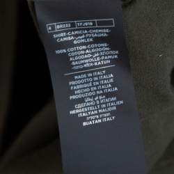 Tom Ford Dark Green Knit Button Front Shirt XL