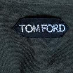 Tom Ford Dark Green Knit Button Front Shirt XL