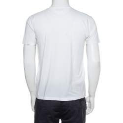 Pre Owned Tom Ford White Cotton V-Neck T-Shirt S