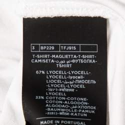 Pre Owned Tom Ford White Cotton V-Neck T-Shirt S