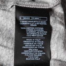 Pre Owned Tom Ford Grey Cotton V -neck T-Shirt M