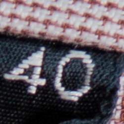 مملوكة مسبقًا قميص توم فورد قطن كاروهات بيج بأزرار أمامية مقاس متوسط - ميديوم