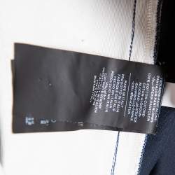 Pre Owned Tom Ford Navy Blue Cotton Chino Trousers M