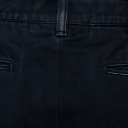 Pre Owned Tom Ford Navy Blue Cotton Chino Trousers M