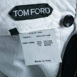 Pre Owned Tom Ford Men's Navy Blue Trousers S