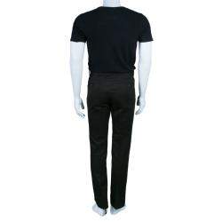 Pre Owned Tom Ford Men's Brown Straight Fit Trousers S