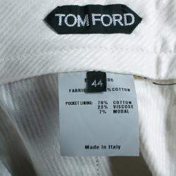 Pre Owned Tom Ford Men's Brown Straight Fit Trousers S