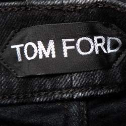 Pre Owned Tom Ford Black Denim Slim Fit Jeans M