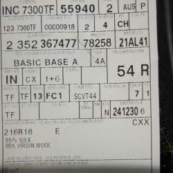 Pre Owned Tom Ford Black Striped Wool & Silk Suit XXL